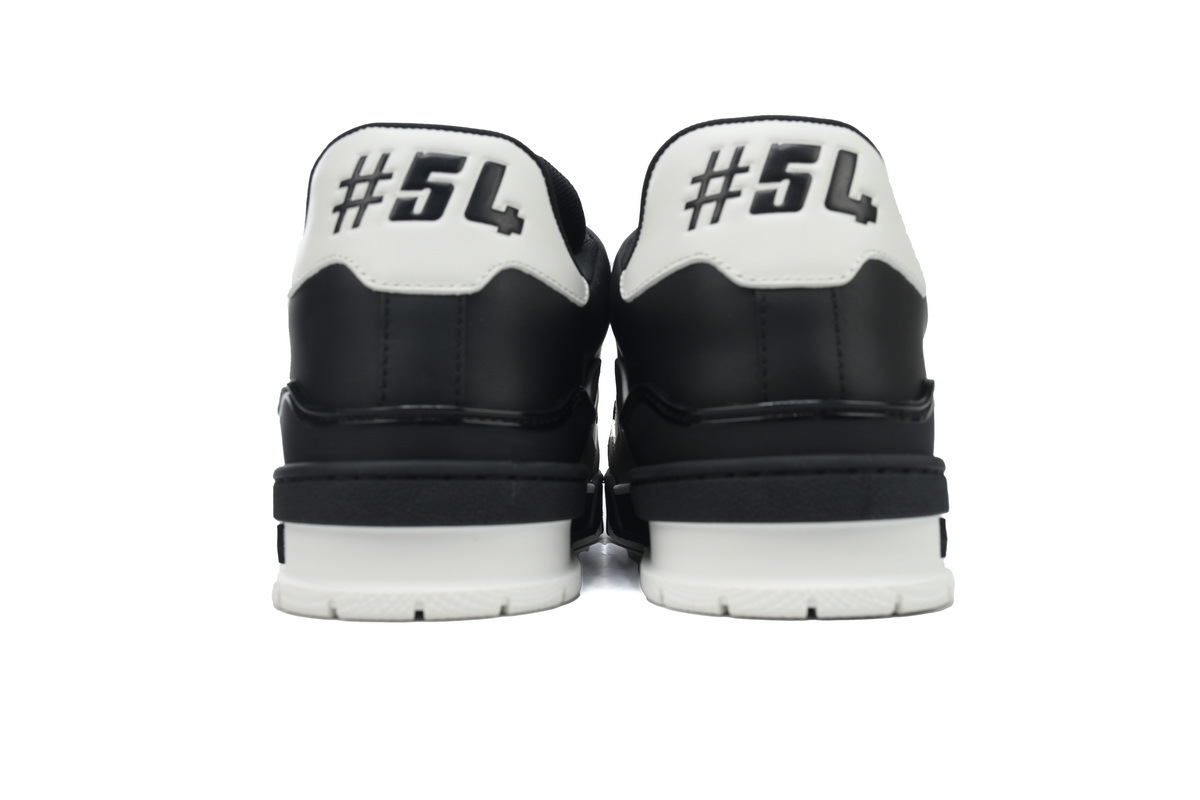 Louis Vuitton Trainer Black Gray White 54 1AAHS3
