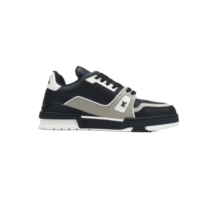 Louis Vuitton Trainer Black Gray White 54 1AAHS3 02