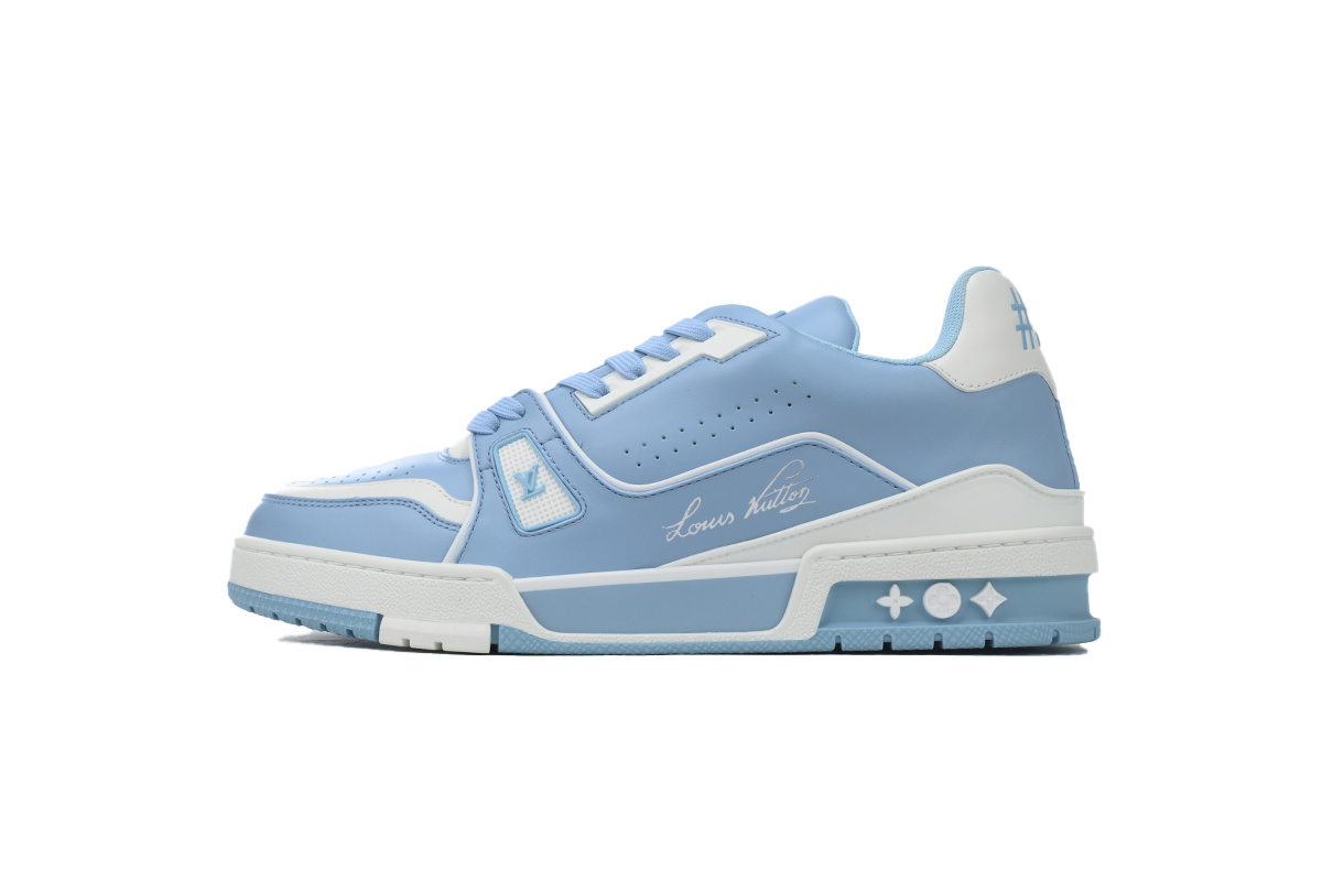 Louis Vuitton Trainer Low '#54 Blue 1AAHSP