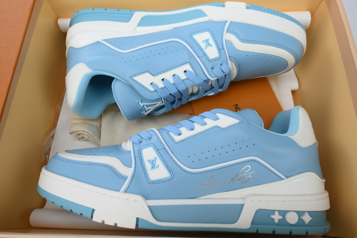 Louis Vuitton Trainer Low '#54 Blue 1AAHSP