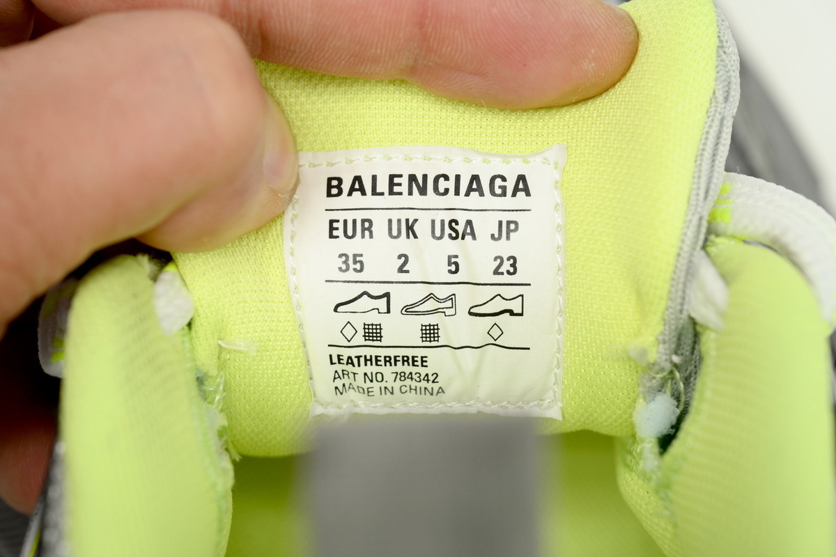 Balenciaga 10XL White and Black Green gray 784342 W2MV2 9031