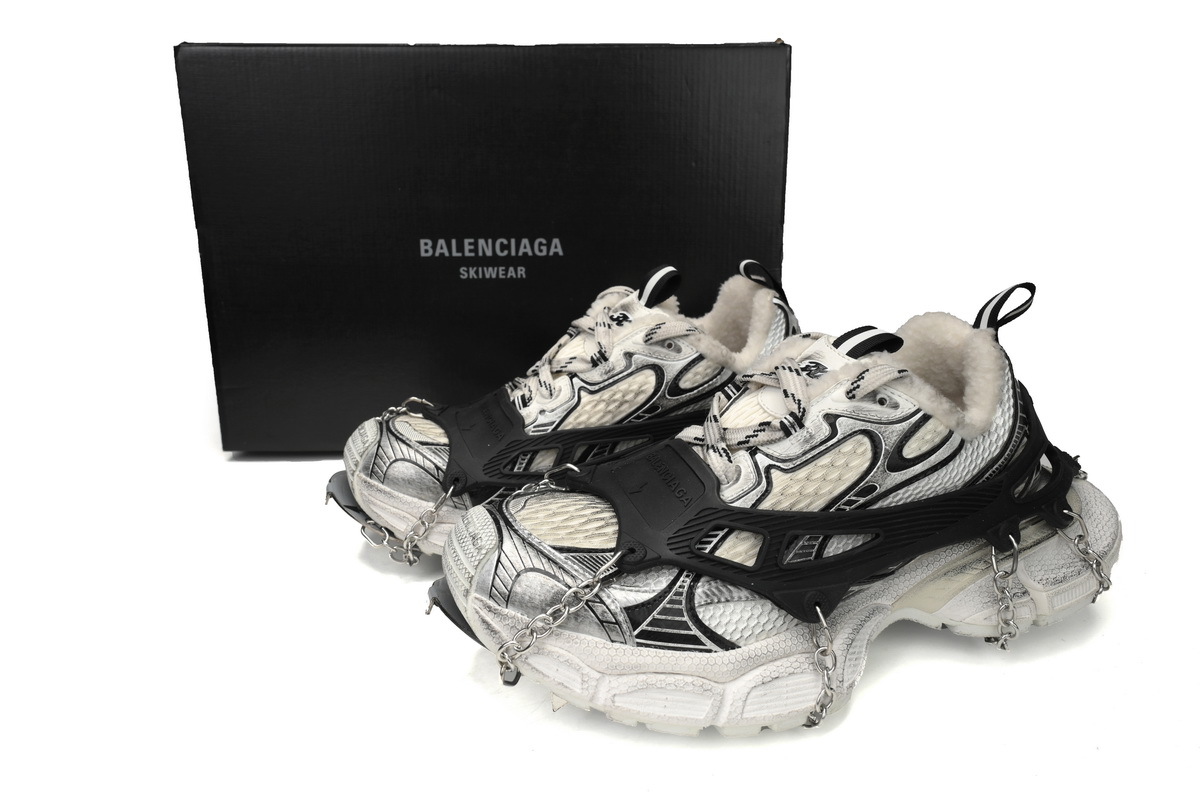 Balenciaga 3XL Panda Ice Velvet 734734 W3XL2 9710
