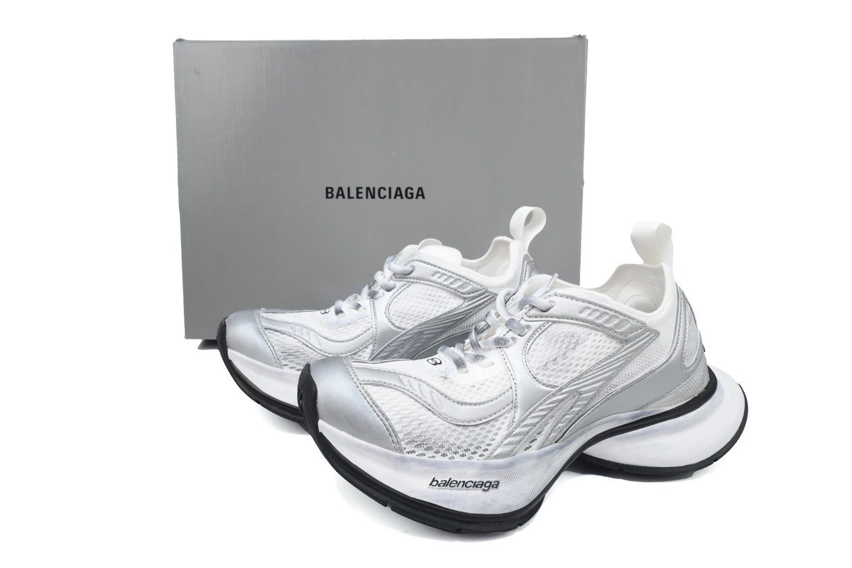 Balenciaga Circuit Sneaker Worn-Out - White Silver3 793944 WFLGY 9100