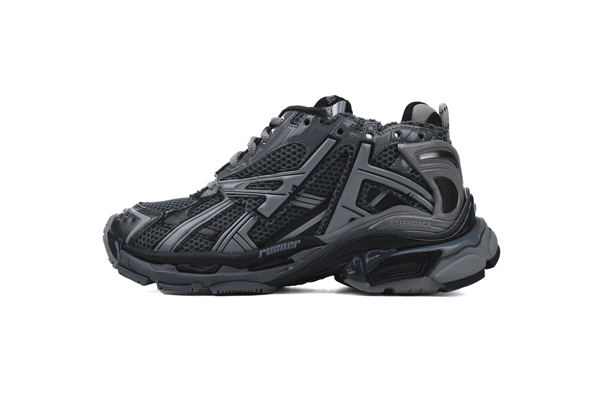 Balenciaga Runner All Black Gray 677403 W3RBR 1515