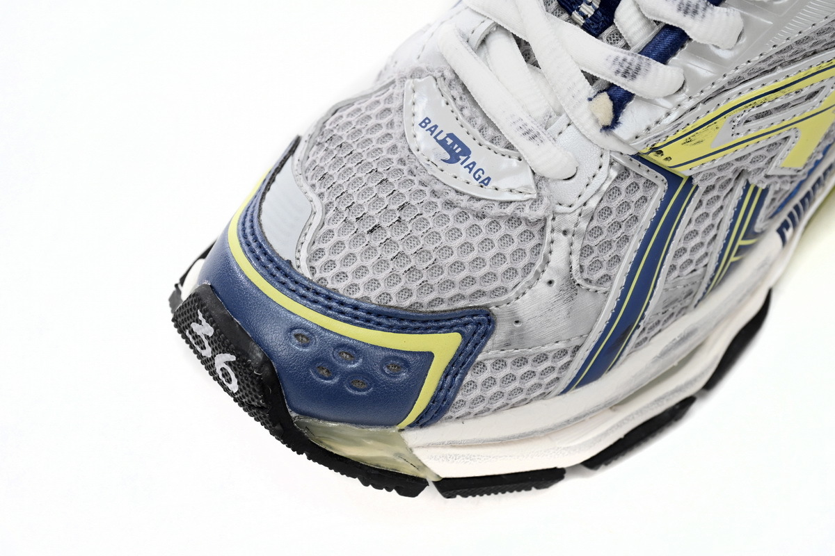 Balenciaga Runner White, Yellow  Blue 677402 W3RB5 9174
