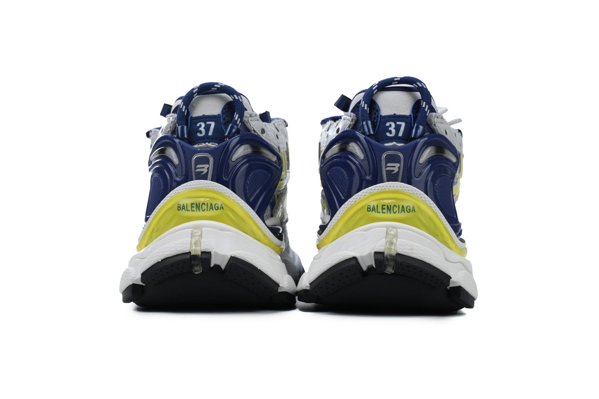 Balenciaga Runner Bai Huang Lan 677403 W2RN1 0080