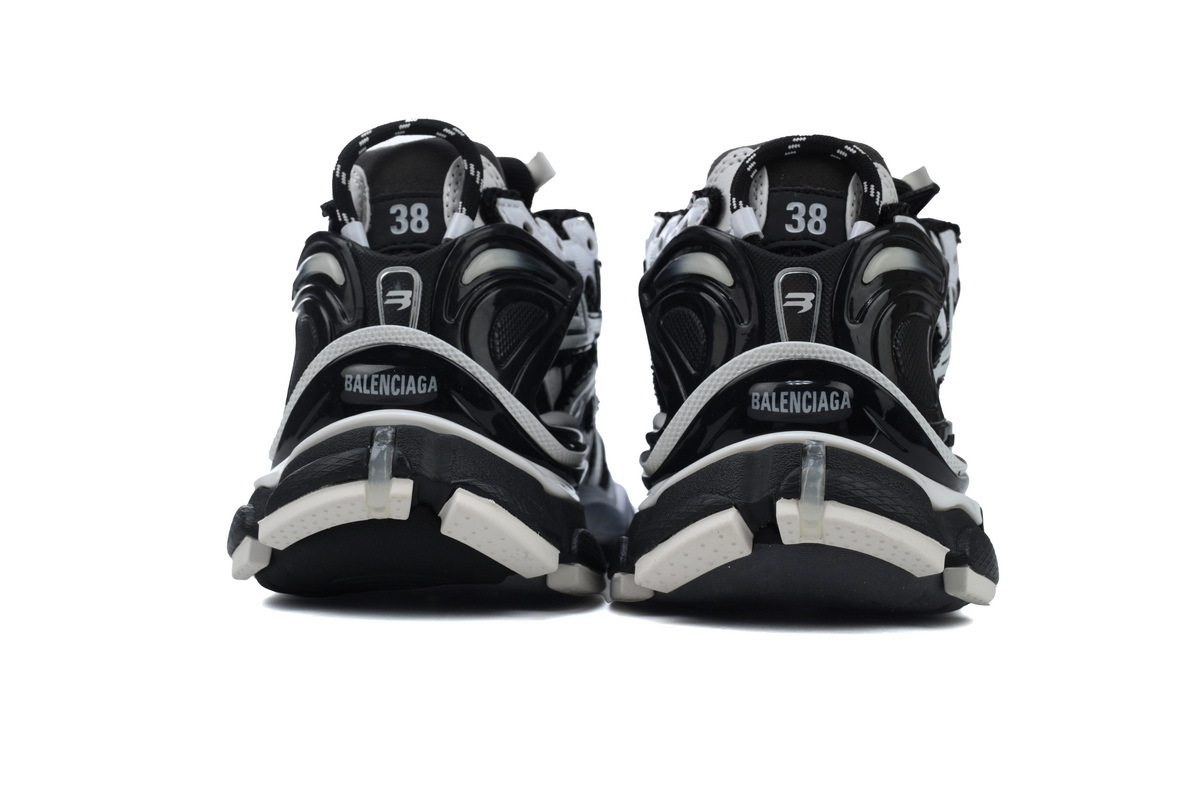 Balenciaga Runner Black White 677403 Q3RB2 9010
