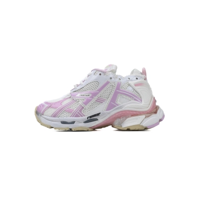 Balenciaga Runner White Pink 677403 W3RB3 9059 01