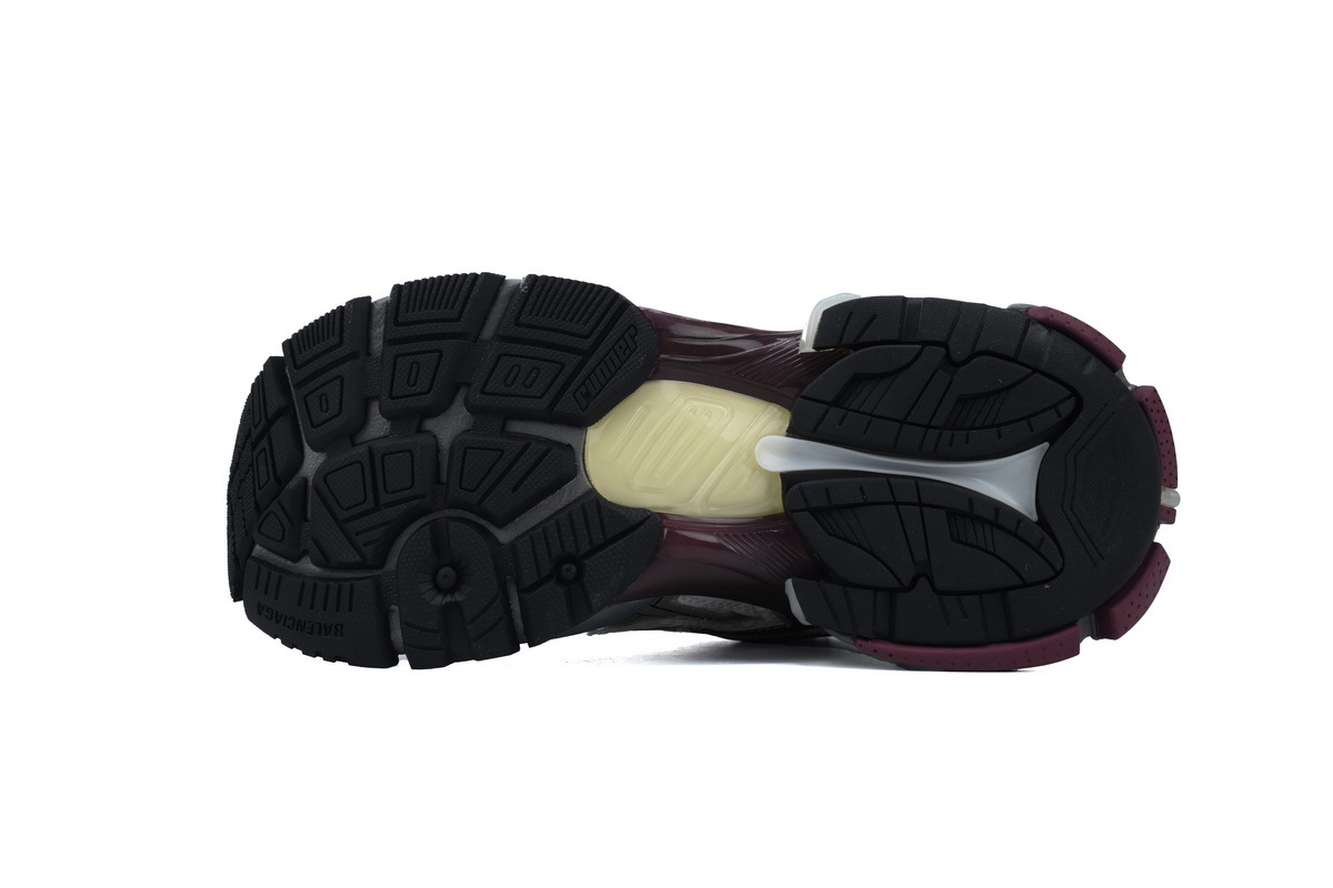 Balenciaga Runner White Wine Red 677403 W3RB3 9069