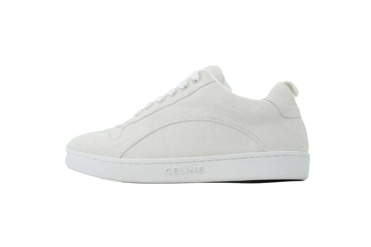 CELINE HUNTINGTON LOW LACE-UP SNEAKER White 361015089C.01OP
