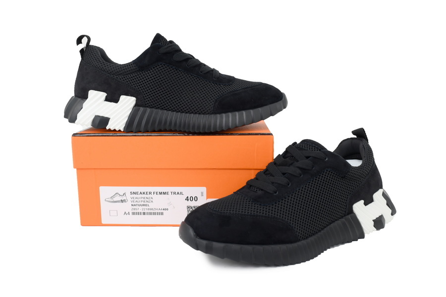 HERMES Bouncing Black and White Canvas H232856Z H01