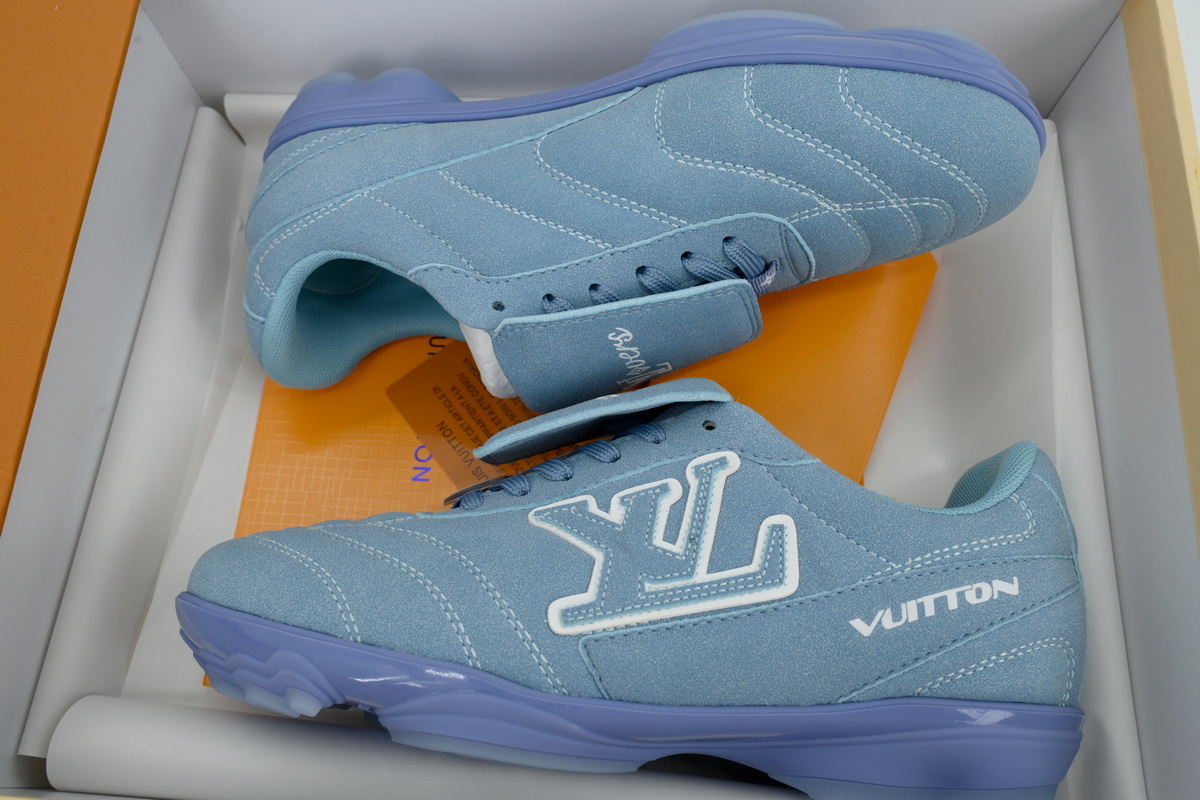 Louis Vuitton Footprint Soccer Suede Blue 1AHTZ2