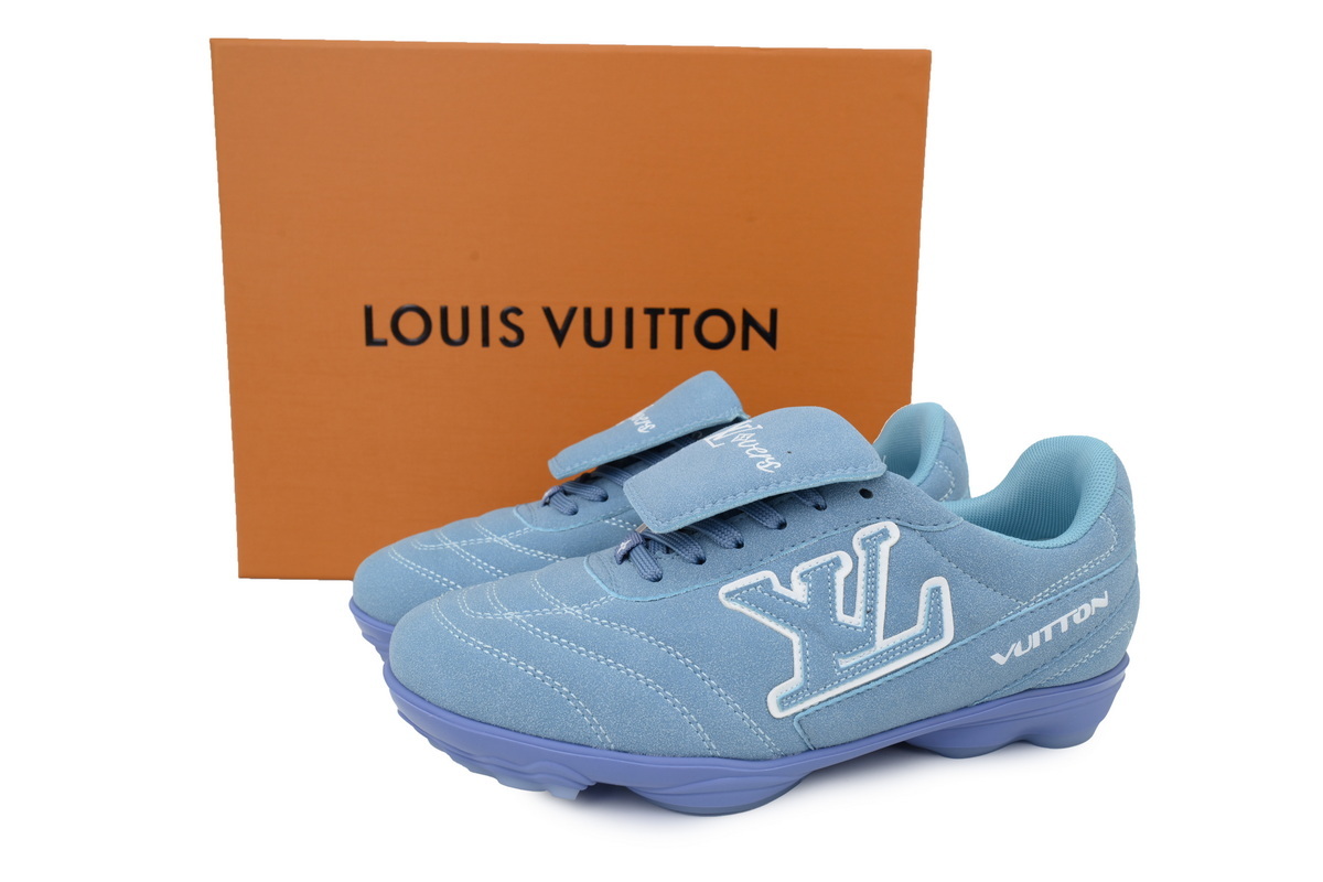 Louis Vuitton Footprint Soccer Suede Blue 1AHTZ2