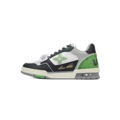 Louis Vuitton Trainer Black Green 1AC50F 01