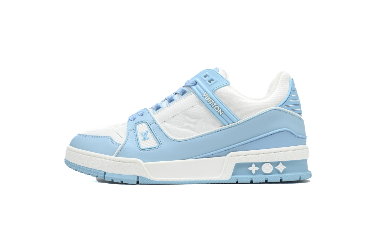 Louis Vuitton Trainer Light Blue 1AGZD6