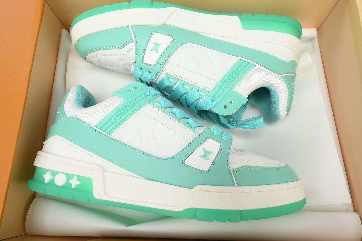 Louis Vuitton Trainer Mint Green 1A8KBQ