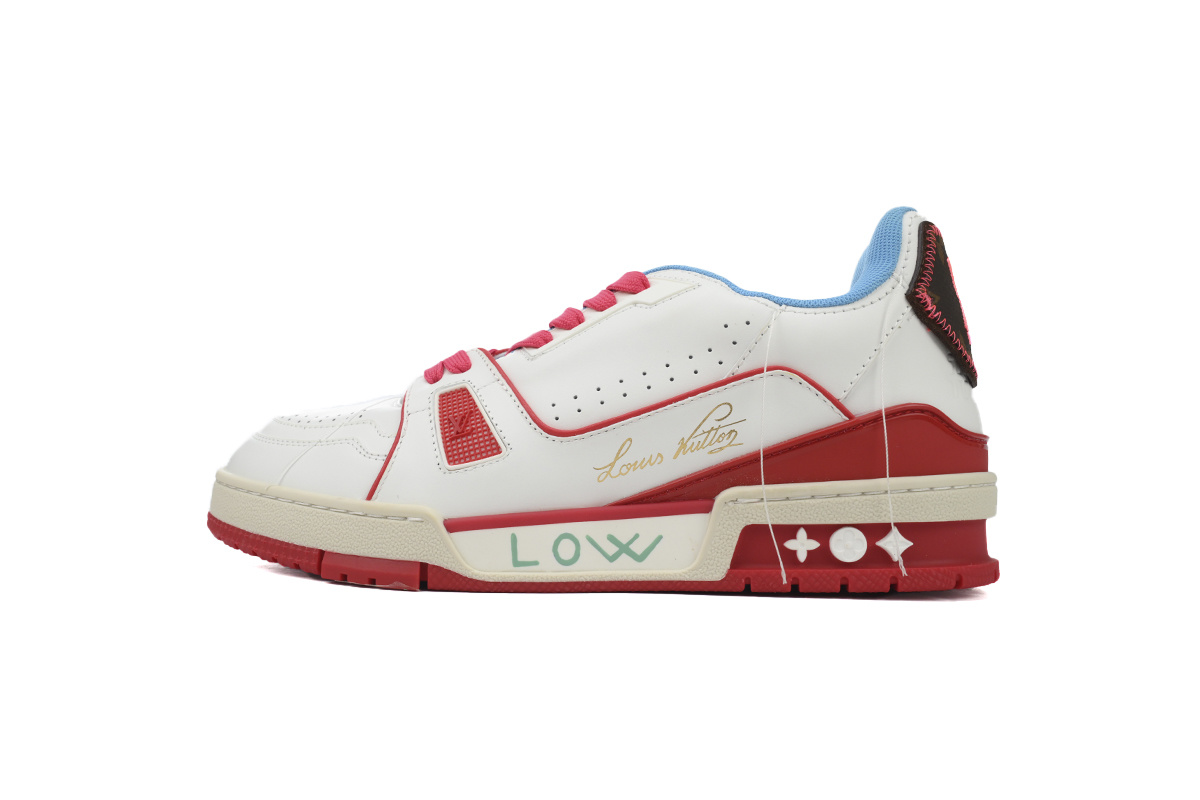 Louis Vuitton Trainer Yellow Blue BW021283