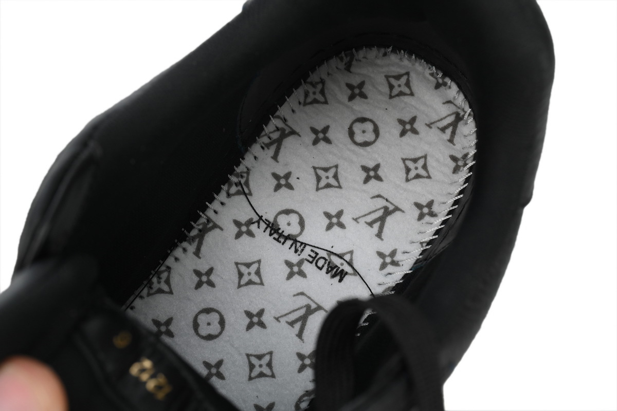 LV Yayoi Kusama x Louis Vuitton Trainer Black 1ABD2W