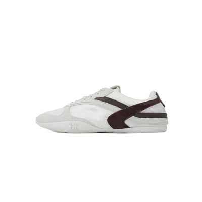 Miu Miu Wmns Gymnasium Sneaker 'White Burgundy' 5E428E_71L_F0X97_F_A005 01