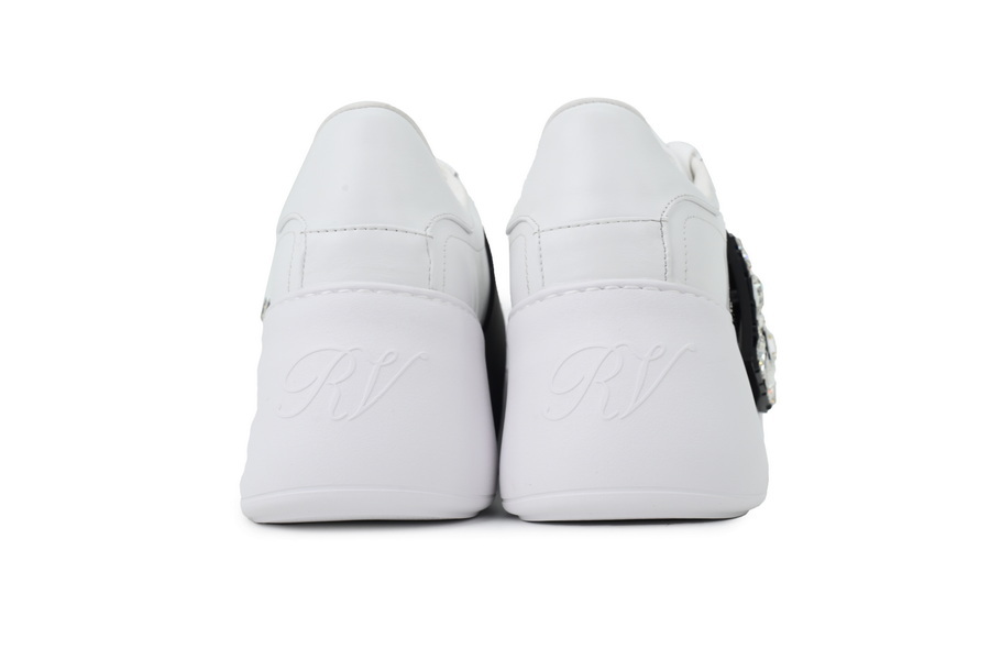 Roger Vivier White And Black Buttons RVW73729110LXQ9996