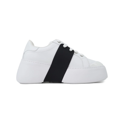 Roger Vivier White And Black Buttons RVW73729110LXQ9996 02