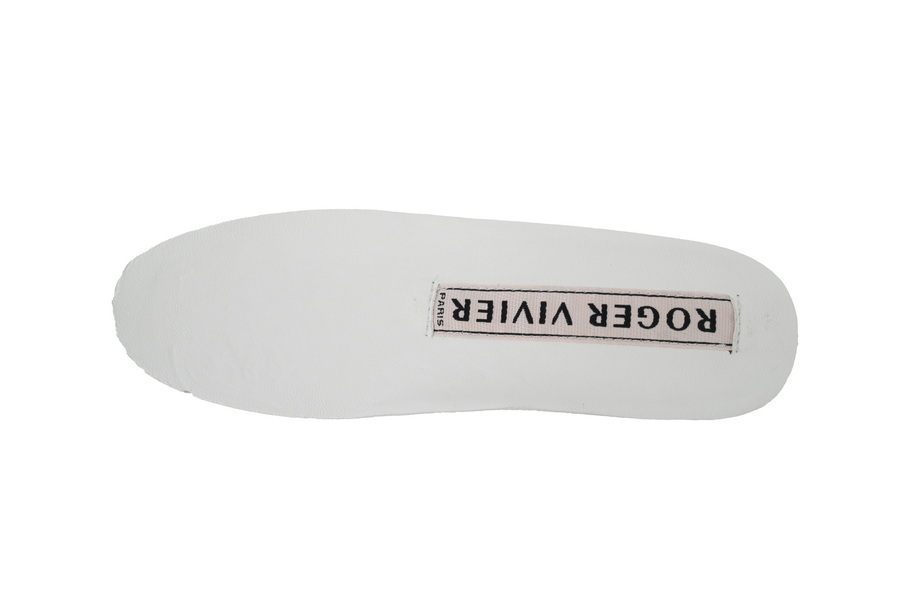 Roger Vivier White Brown Buckle RVW73729110LXQ9997