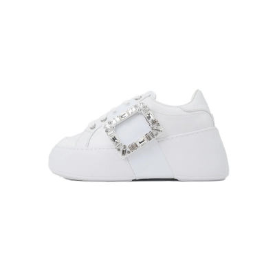 Roger Vivier White Silver Buckle BVW73729110LXQB001 01