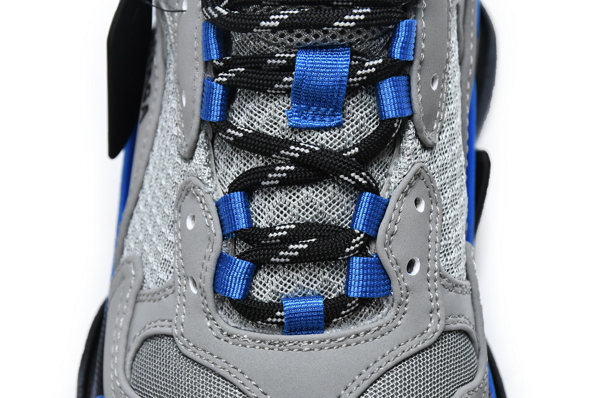 1 9018 Balenciaga Triple S Grey Sapphire 536737 W09ON