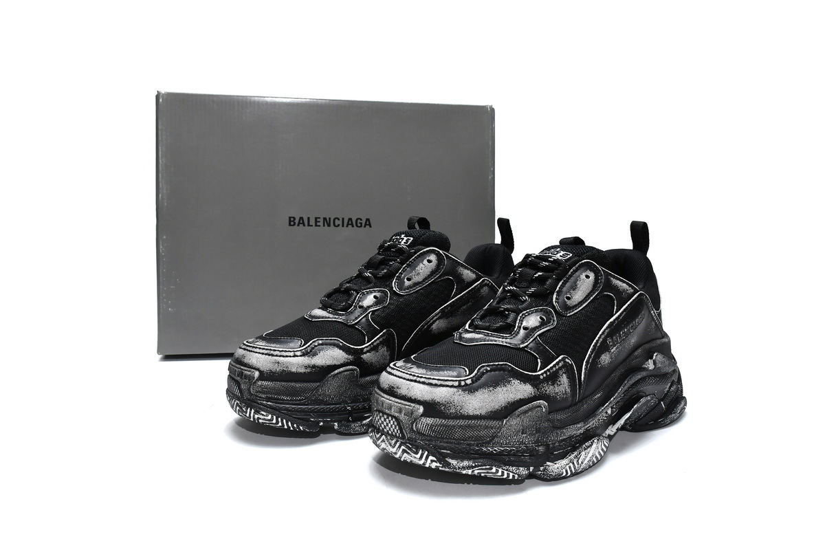Balenciaga Triple S Black 524039 WN3 1000 