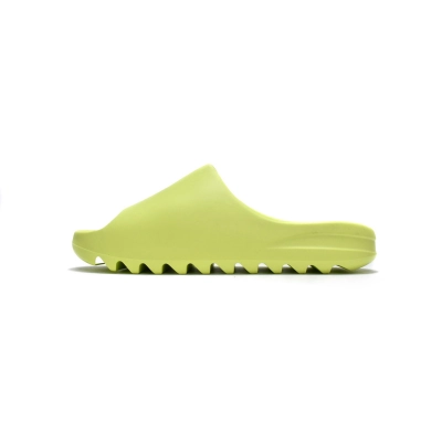 adidas Yeezy Slippers Fluorescent Green GX6138 01