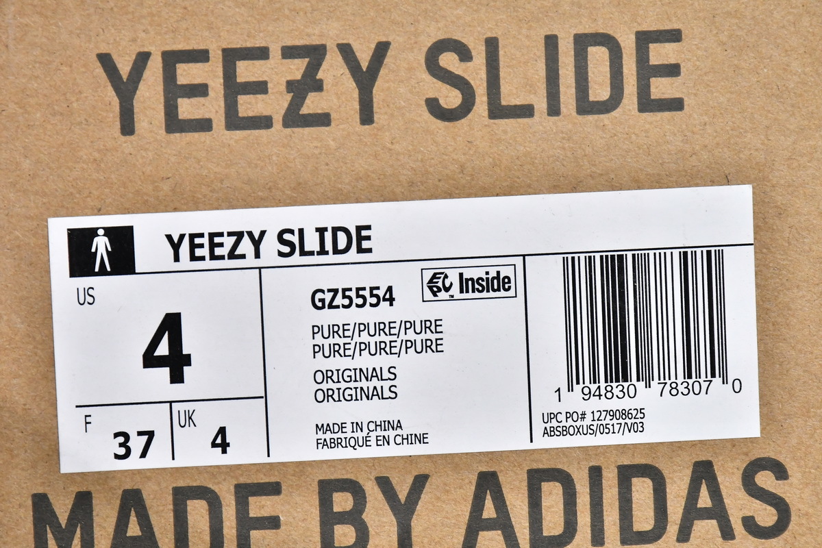 adidas Yeezy Slippers Slide Pure GZ5554
