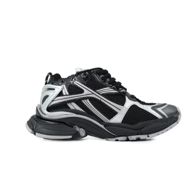 Balenciaga Runner Sneaker Black Silver  772774 W3RMU 1100 02