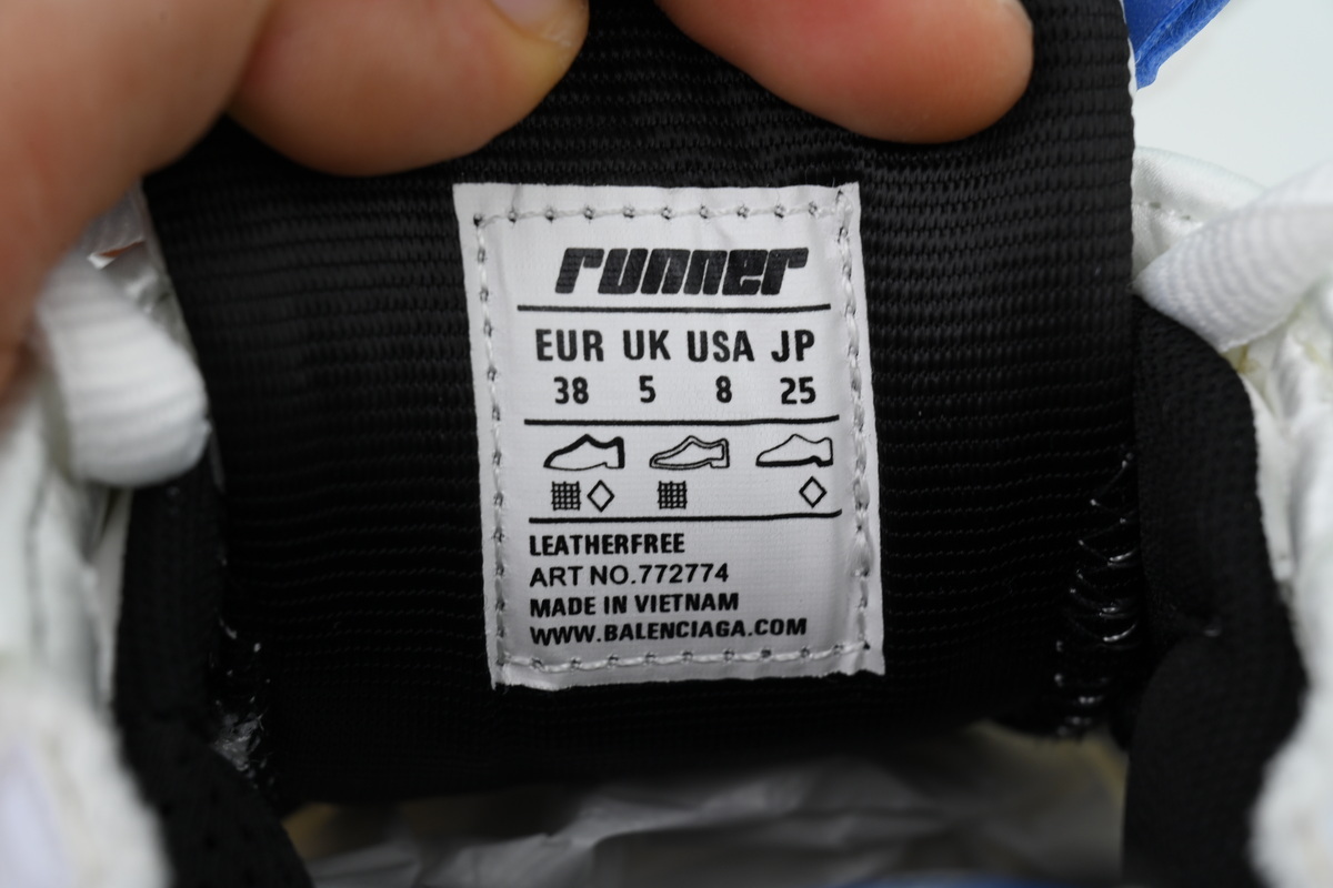 Balenciaga Runner White Purple Powder 772767 W3RMU 9554