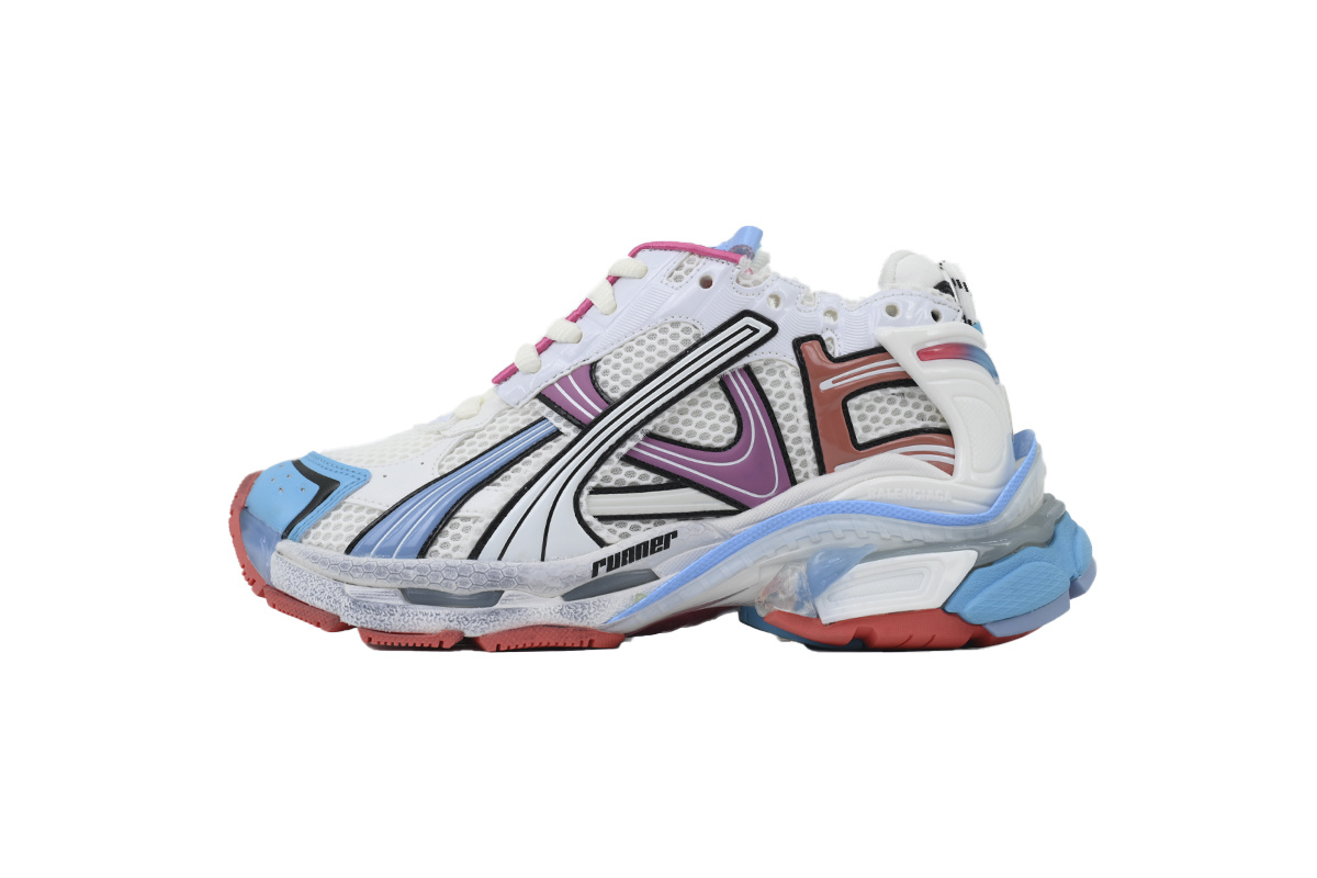 Balenciaga Runner Wmns Runner Sneaker Grey Multi-Color 772767 W3RMU 9458