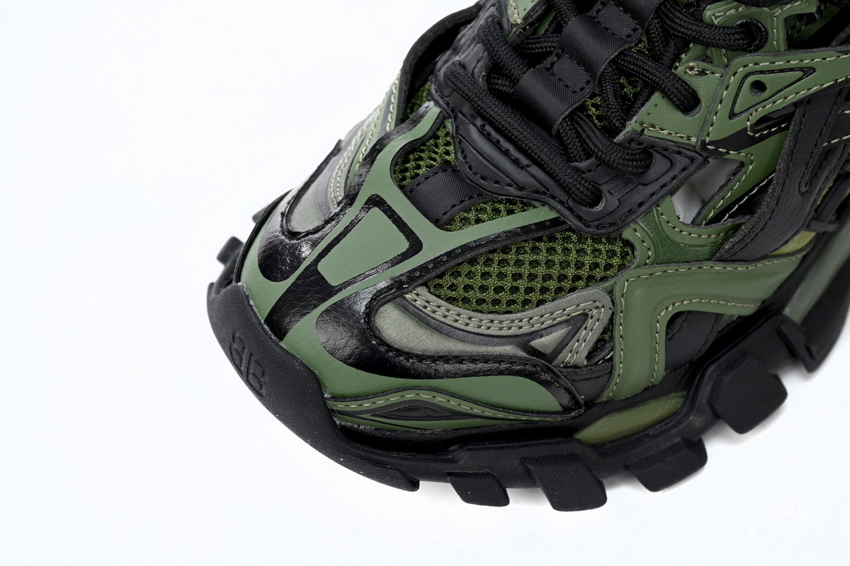 Balenciaga Track 2 Sneaker Military Black 568614 W3AE1 2311