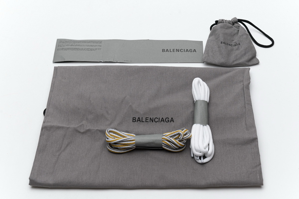 Balenciaga Track LED S.White Orange 542436 W1GB7 9059