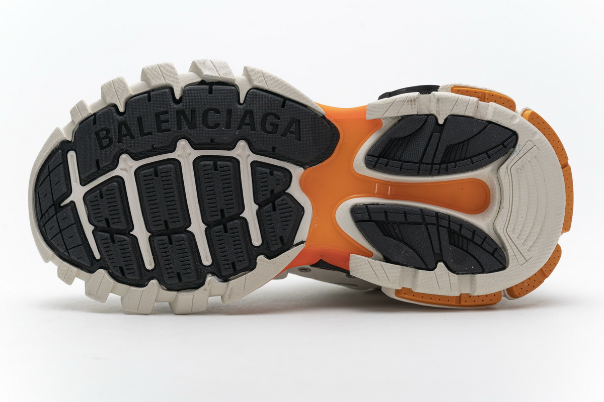 Balenciaga Track LED S.White Orange 542436 W1GB7 9059