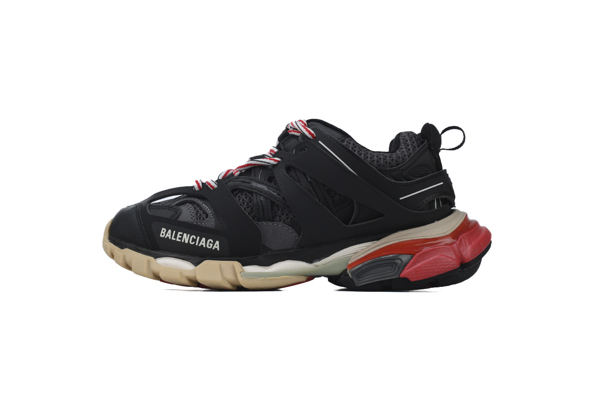 Balenciaga Track Sneaker Black and Red  542023 W1GB6 1002