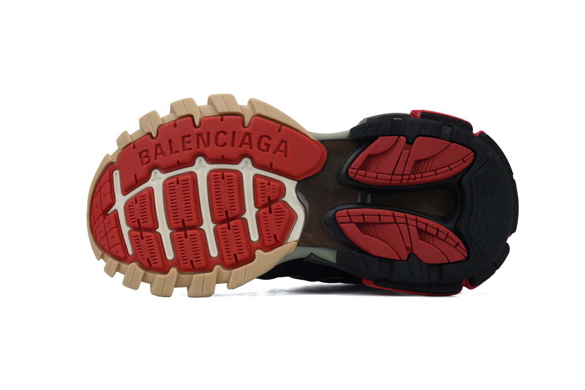 Balenciaga Track Sneaker Black and Red  542023 W1GB6 1002