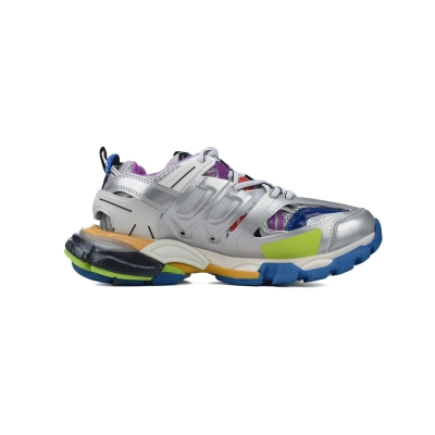 Balenciaga Track Leather Free White Silver Multi 542023 W2FSA 8123 02