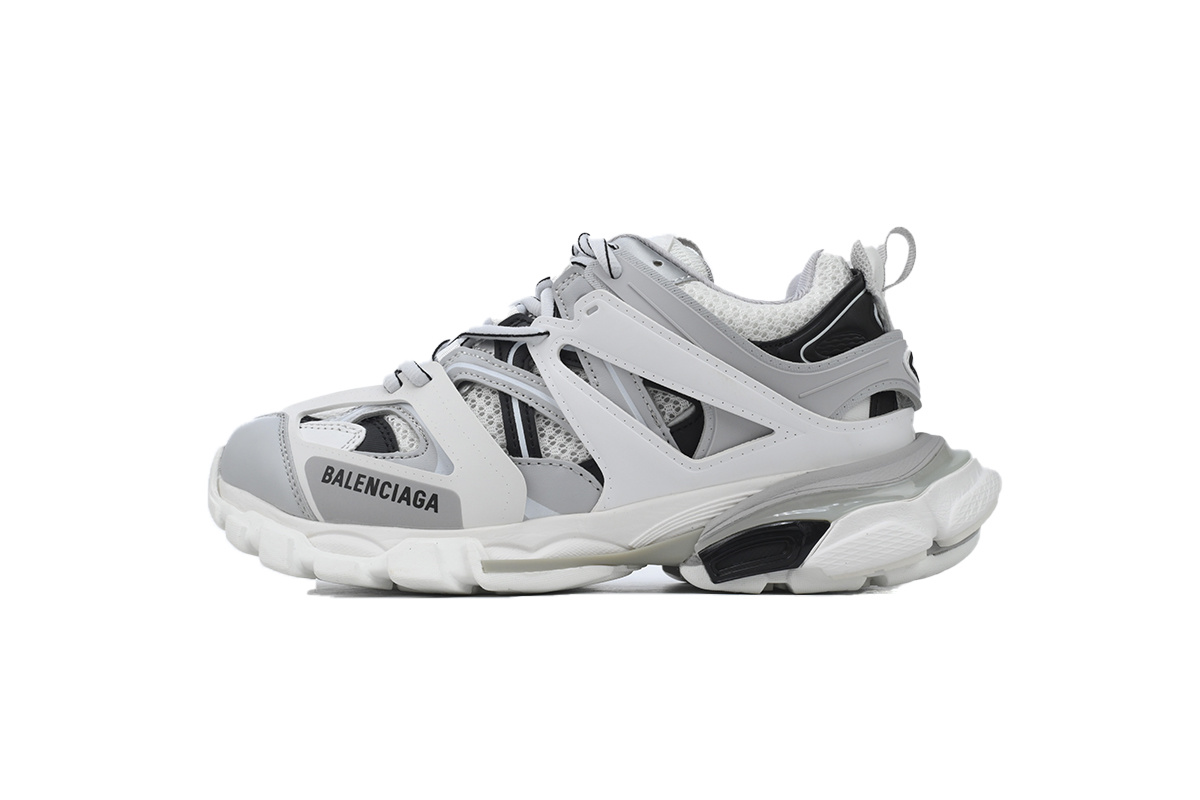 Balenciaga Track Sneaker White Gray Black 555036 W3AD3 9812