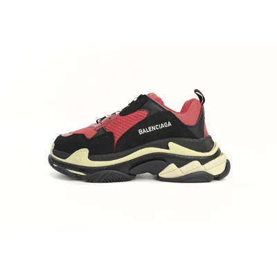 Balenciaga Triple S Black Red Grey 483513 W06E1 1006 01