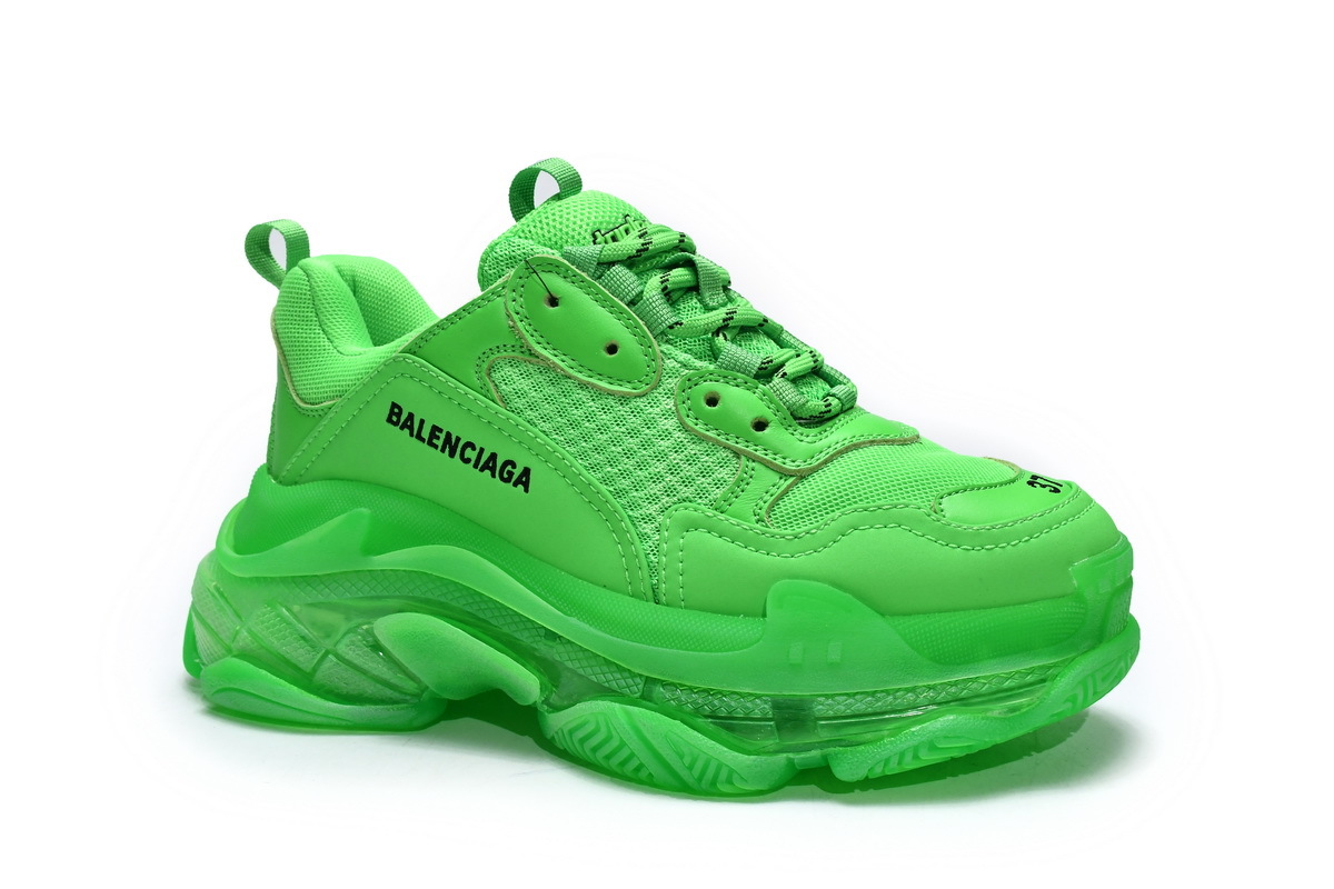 Balenciaga Triple S Fluorescent Green 541624 W09OL 3801
