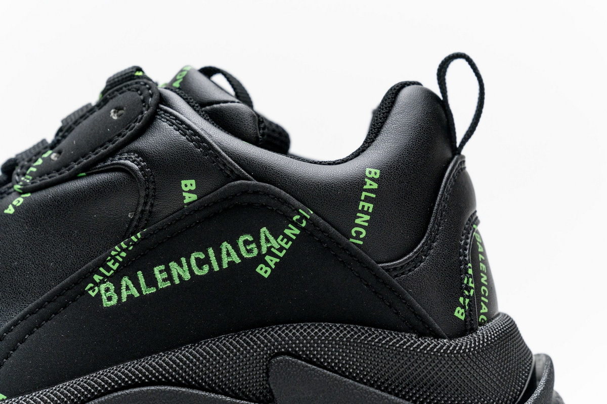 Balenciaga Triple S Letter Fluorescent Yellow 524039 W2FA1 7633