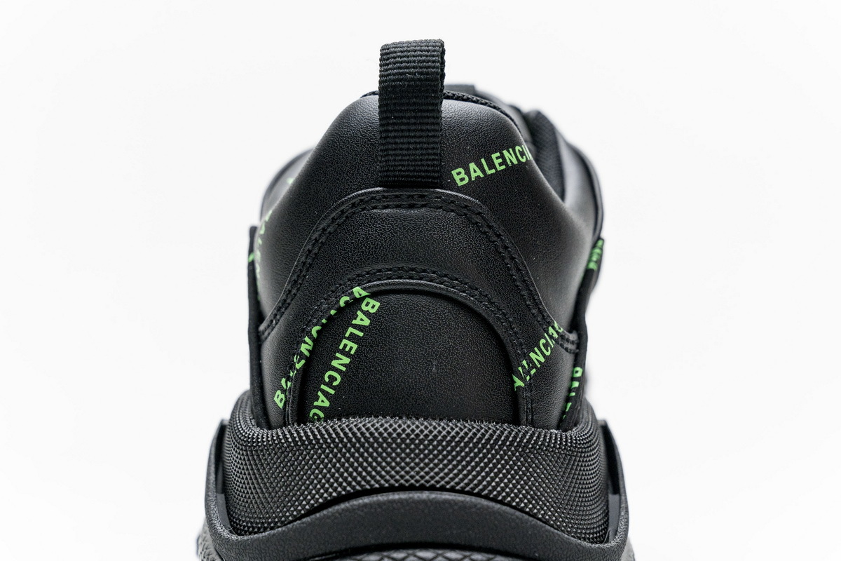 Balenciaga Triple S Letter Fluorescent Yellow 524039 W2FA1 7633