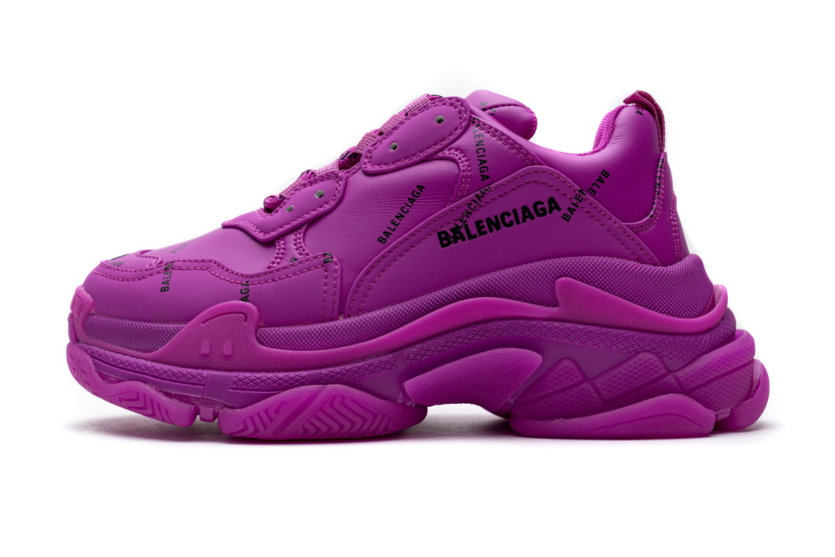 Balenciaga Triple S Letter Pulm Powder 524039 W2FA1 7634
