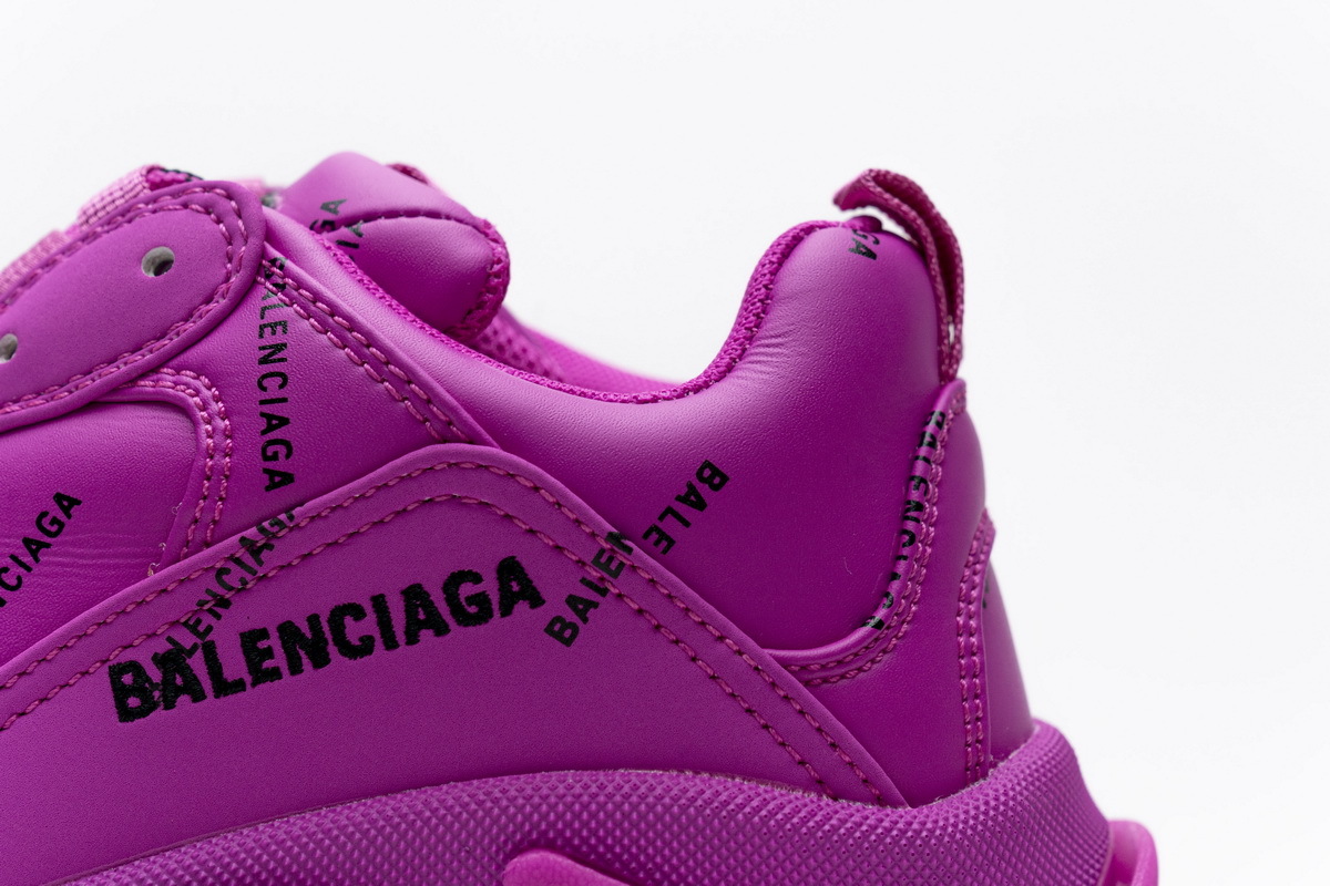 Balenciaga Triple S Letter Pulm Powder 524039 W2FA1 7634