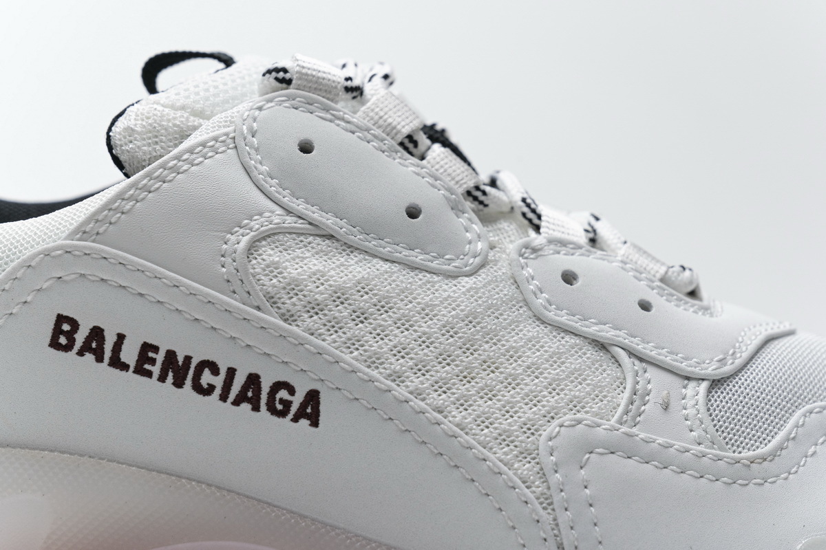 Balenciaga Triple S Milk White Black 0625 W09O1