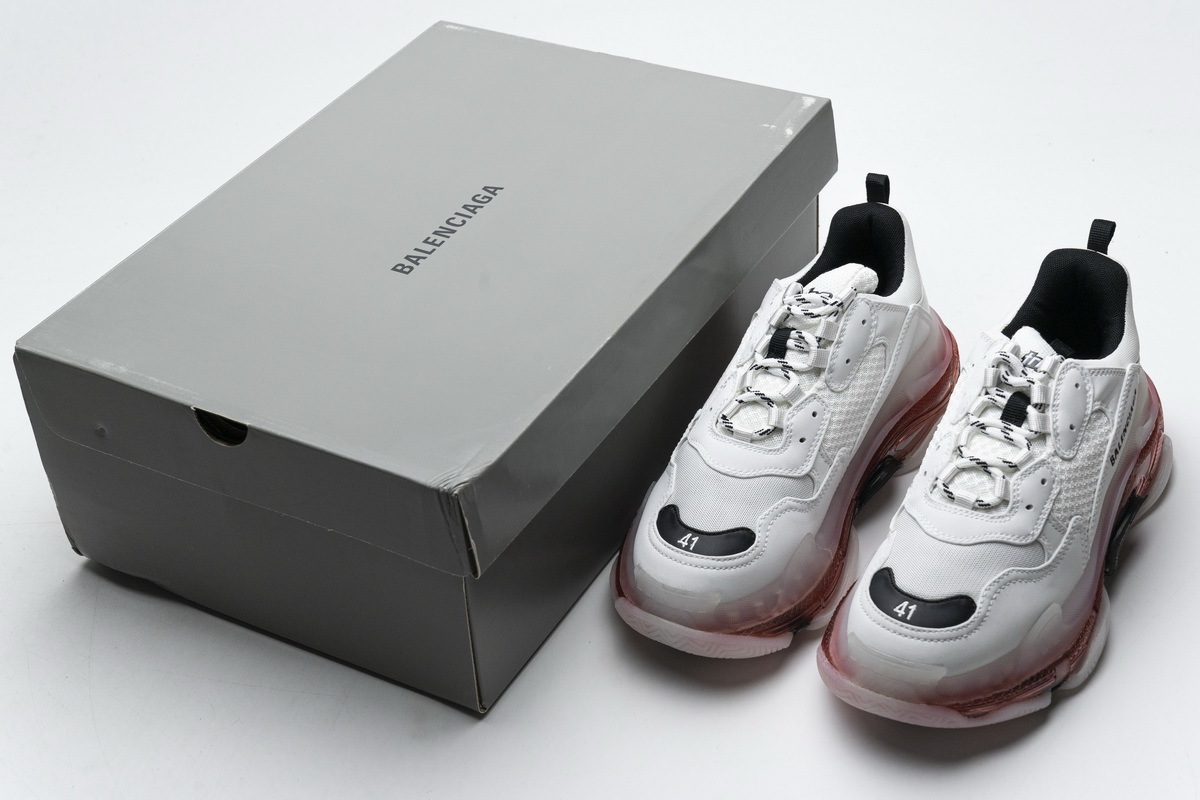 Balenciaga Triple S Milk White Black 0625 W09O1
