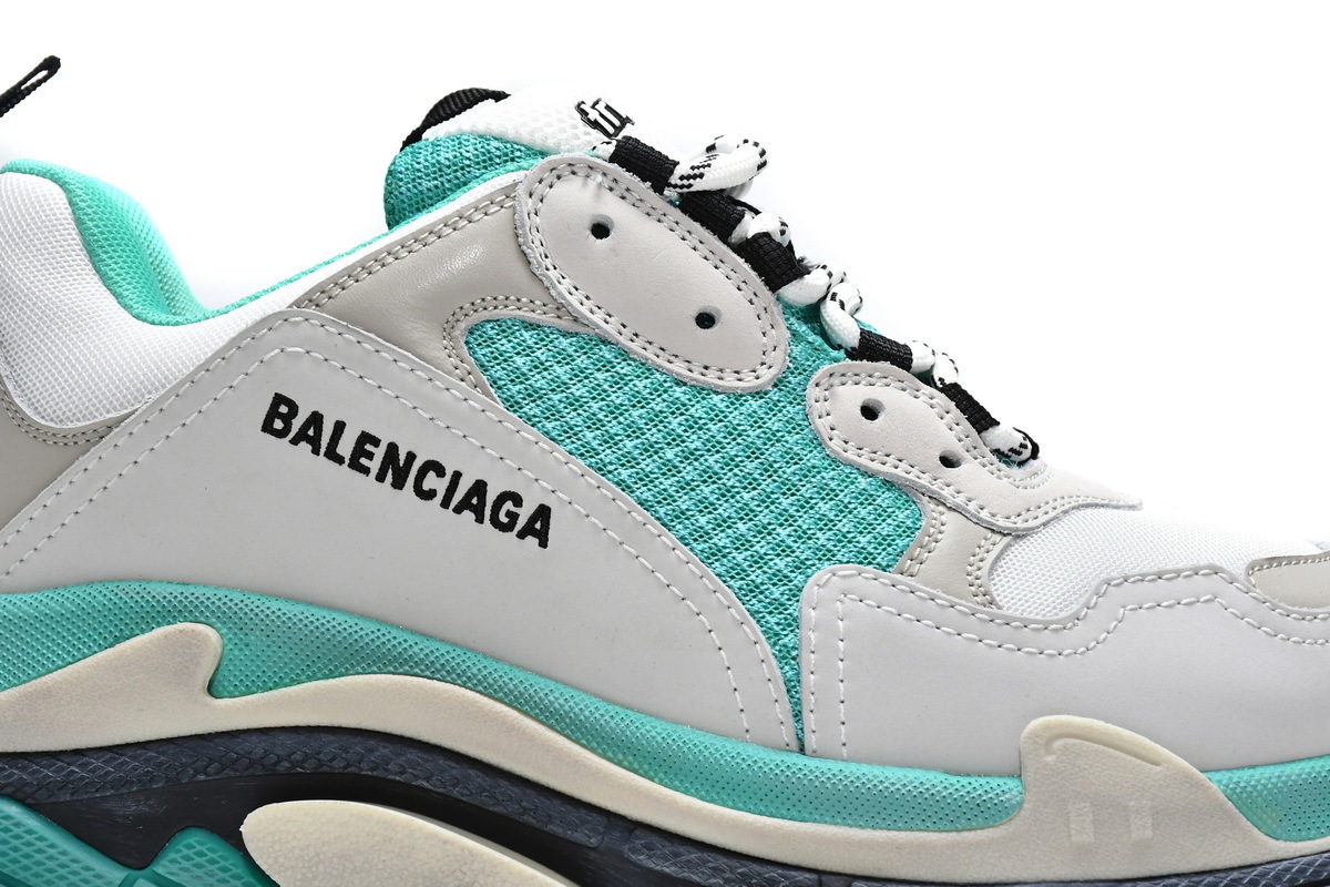 Balenciaga Triple S Mint Green 524039 W09E1 9878